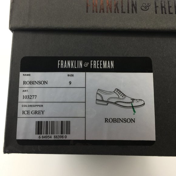 Franklin & Freeman Robinson Suede Brogue Wingtips - Picture 10 of 11